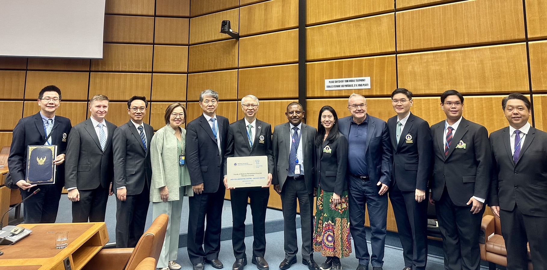 The Agreement Signing Ceremony Appointing Ramathibodi as IAEA Collaborating Centre-Anchor Center The Agreement Signing Ceremony Appointing Ramathibodi as IAEA Collaborating Centre-Anchor Center