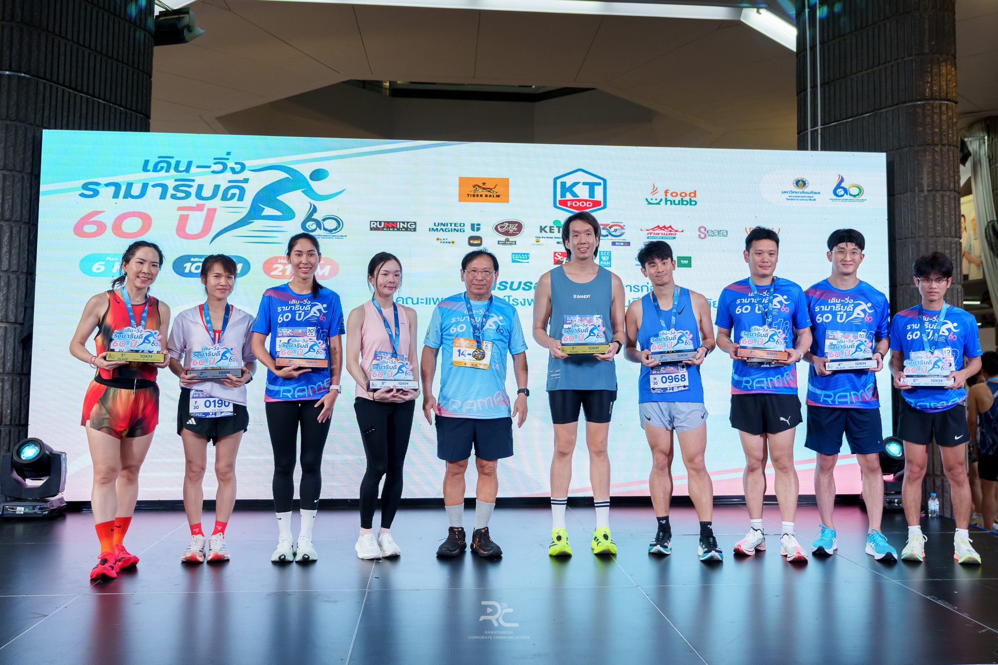 กิจกรรม เดิน-วิ่ง รามาธิบดี 60 ปี ในโอกาสครบรอบการก่อตั้งคณะแพทยศาสตร์โรงพยาบาลรามาธิบดี ม.มหิดล วันที่ 3 สิงหาคม 2568