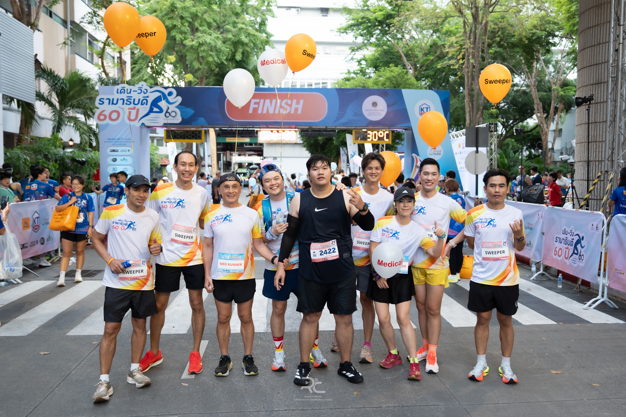 กิจกรรม เดิน-วิ่ง รามาธิบดี 60 ปี ในโอกาสครบรอบการก่อตั้งคณะแพทยศาสตร์โรงพยาบาลรามาธิบดี ม.มหิดล วันที่ 3 สิงหาคม 2568