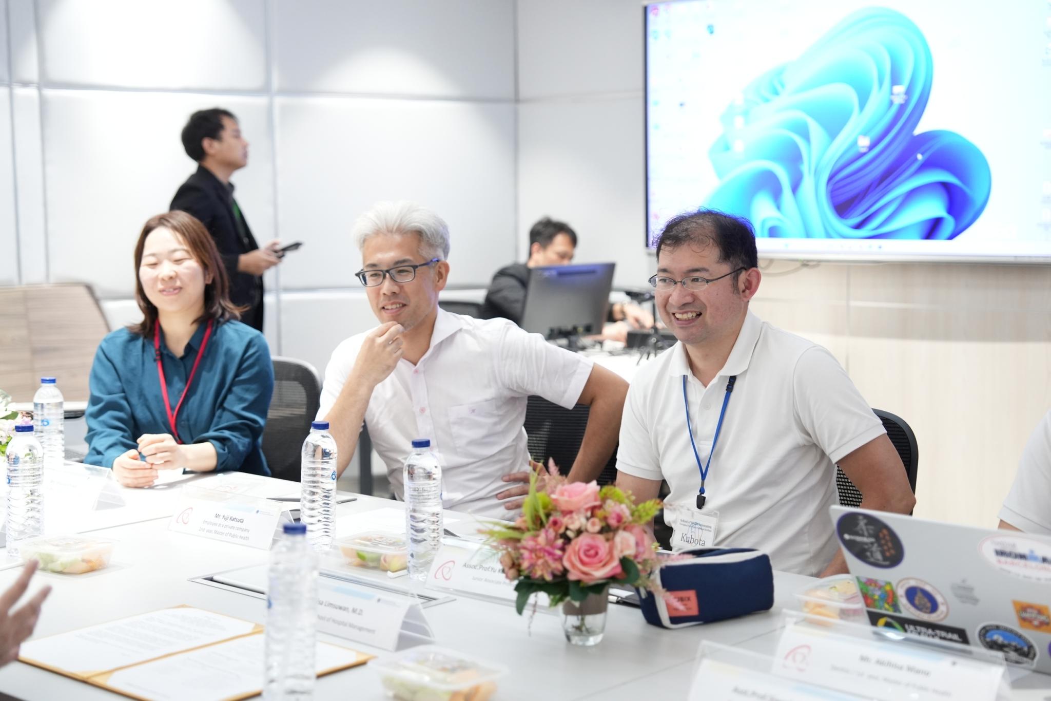 การต้อนรับและหารือความร่วมมือกับ School of Health Innovation, Kanagawa University of Human Services, Japan การต้อนรับและหารือความร่วมมือกับ School of Health Innovation, Kanagawa University of Human Services, Japan