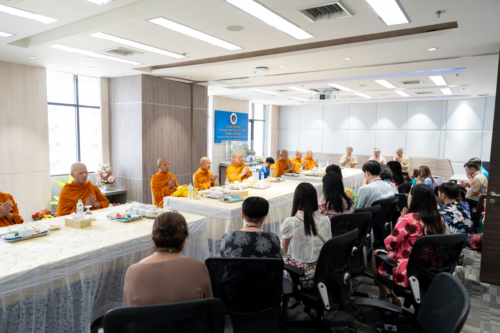 พิธีทำบุญครบรอบ 60 ปี คณะแพทยศาสตร์โรงพยาบาลรามาธิบดี มหาวิทยาลัยมหิดล พิธีทำบุญครบรอบ 60 ปี คณะแพทยศาสตร์โรงพยาบาลรามาธิบดี มหาวิทยาลัยมหิดล