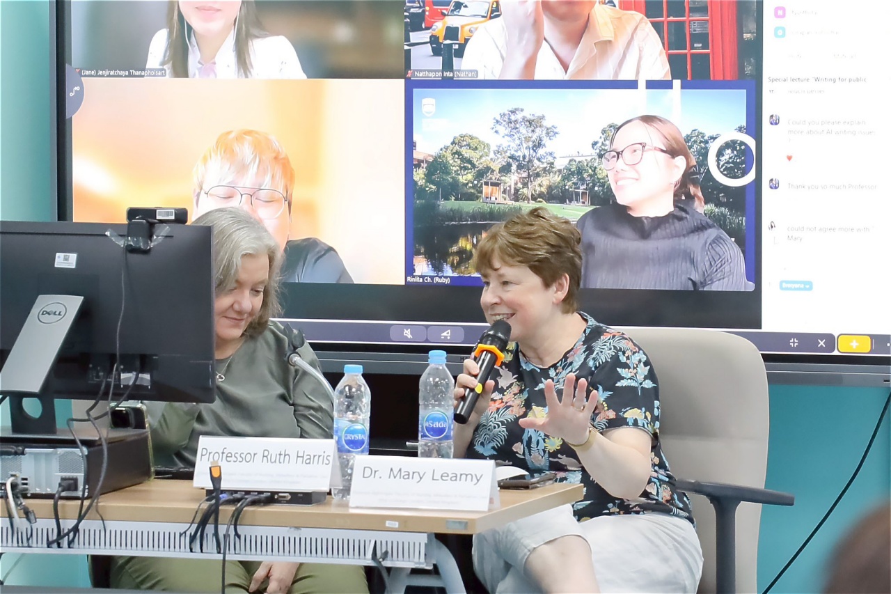 การบรรยายพิเศษโดย อาคันตุกะ จาก Florence Nightingale Faculty of Nursing, Midwifery & Palliative Care, King’s College London สหราชอาณาจักร การบรรยายพิเศษโดย อาคันตุกะ จาก Florence Nightingale Faculty of Nursing, Midwifery & Palliative Care, King’s College London สหราชอาณาจักร