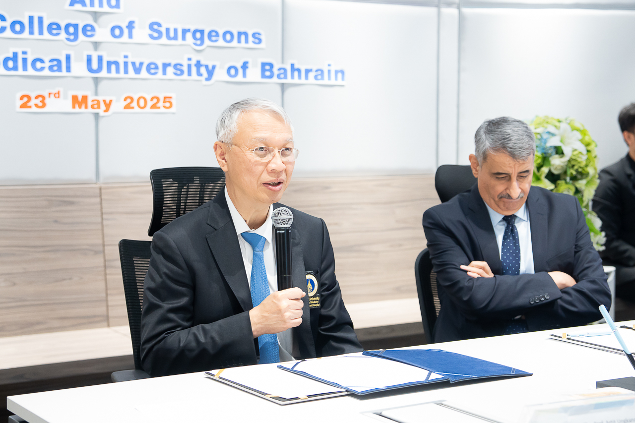 การลงนามบันทึกข้อตกลงความร่วมมือ (MOU) ระหว่างคณะฯ กับ RCSI การลงนามบันทึกข้อตกลงความร่วมมือ (MOU) ระหว่างคณะฯ กับ RCSI