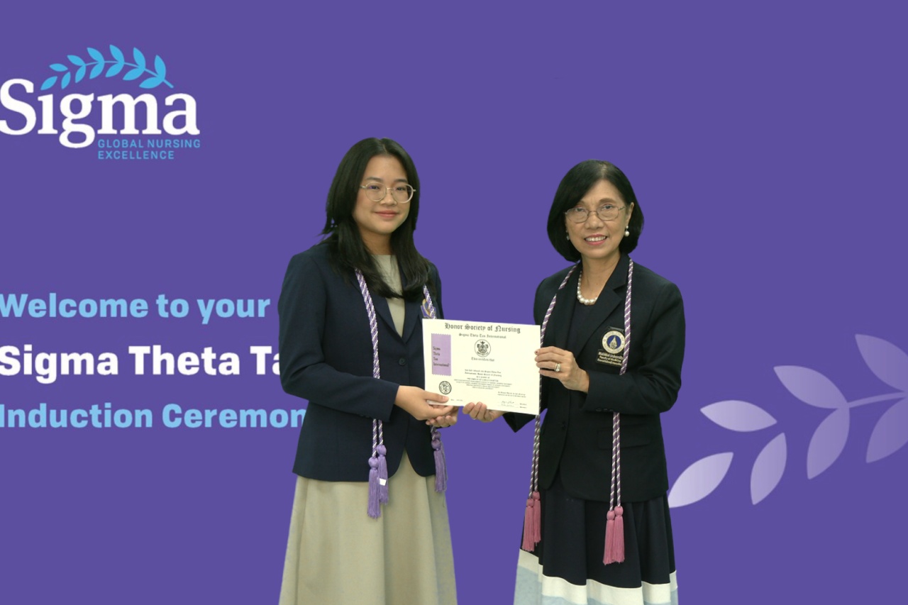 โรงเรียนพยาบาลรามาธิบดี คณะแพทยศาสตร์โรงพยาบาลรามาธิบดี มหาวิทยาลัยมหิดล ขอแสดงความยินดี แด่ สมาชิกใหม่ของสมาคมพยาบาลเกียรติคุณไทย และ “Sigma Theta Tau International Honor Society of Nursing, Phi Omega-at-Large Chapter” ประจำปี 2568