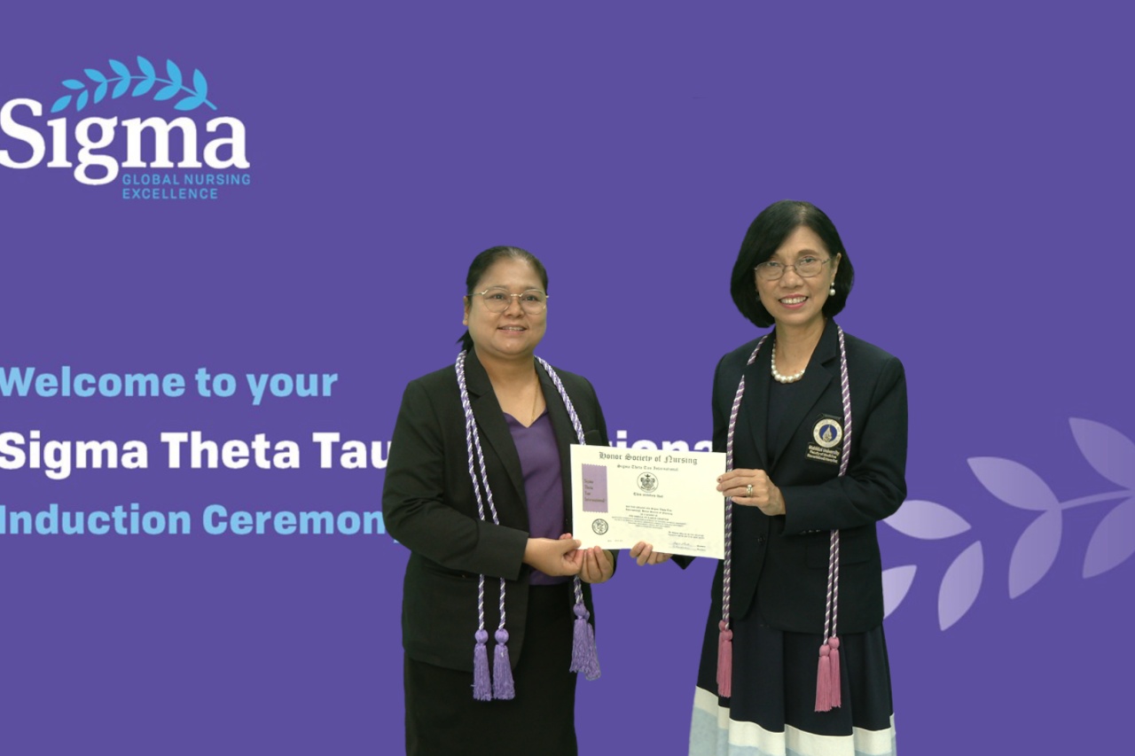 โรงเรียนพยาบาลรามาธิบดี คณะแพทยศาสตร์โรงพยาบาลรามาธิบดี มหาวิทยาลัยมหิดล ขอแสดงความยินดี แด่ สมาชิกใหม่ของสมาคมพยาบาลเกียรติคุณไทย และ “Sigma Theta Tau International Honor Society of Nursing, Phi Omega-at-Large Chapter” ประจำปี 2568