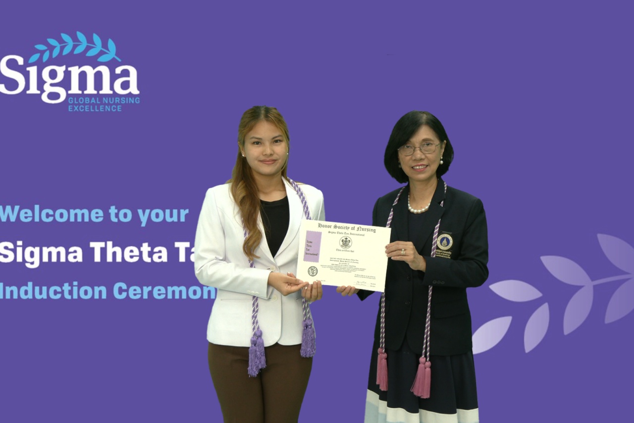 โรงเรียนพยาบาลรามาธิบดี คณะแพทยศาสตร์โรงพยาบาลรามาธิบดี มหาวิทยาลัยมหิดล ขอแสดงความยินดี แด่ สมาชิกใหม่ของสมาคมพยาบาลเกียรติคุณไทย และ “Sigma Theta Tau International Honor Society of Nursing, Phi Omega-at-Large Chapter” ประจำปี 2568