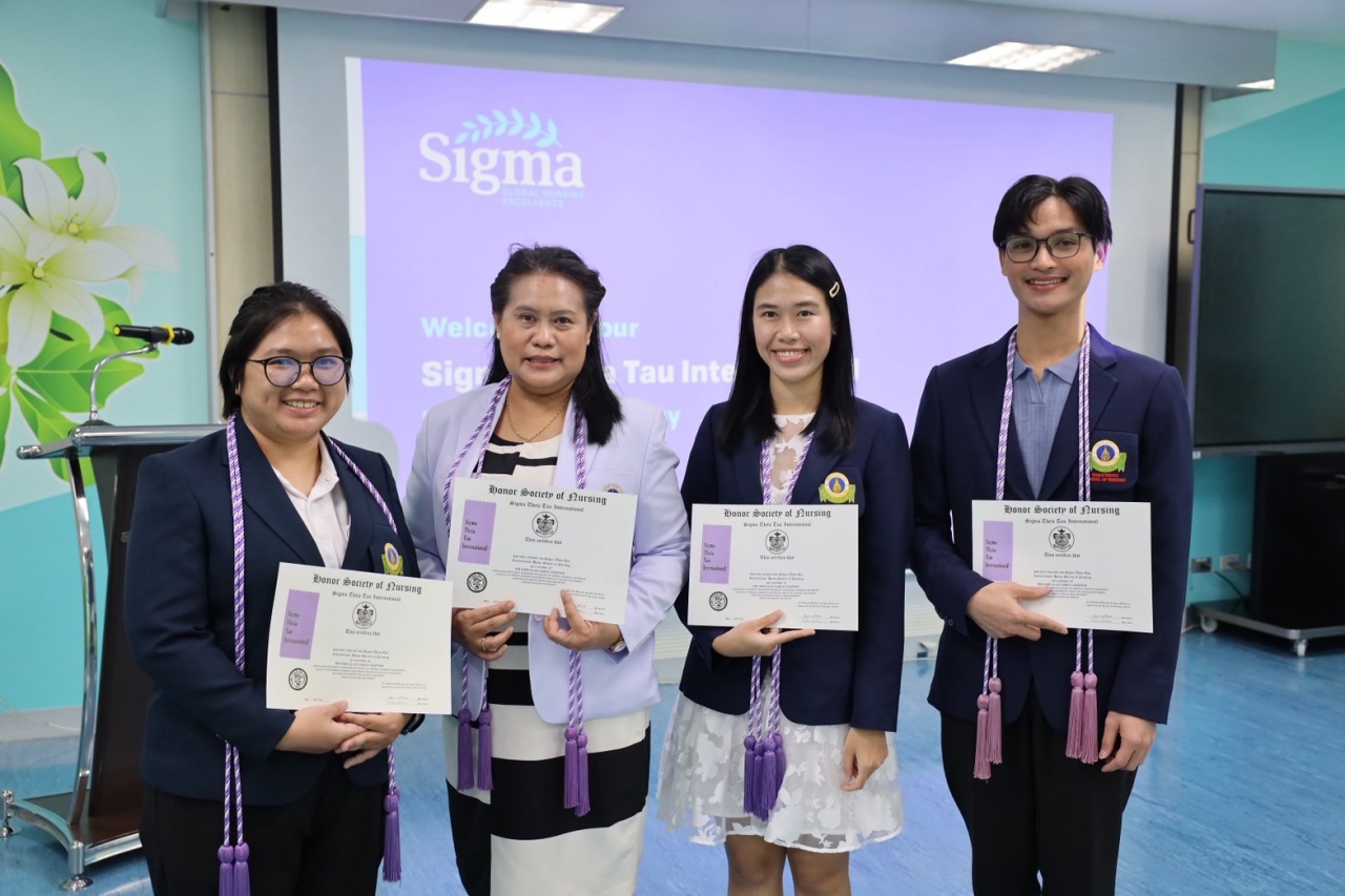 โรงเรียนพยาบาลรามาธิบดี คณะแพทยศาสตร์โรงพยาบาลรามาธิบดี มหาวิทยาลัยมหิดล ขอแสดงความยินดี แด่ สมาชิกใหม่ของสมาคมพยาบาลเกียรติคุณไทย และ “Sigma Theta Tau International Honor Society of Nursing, Phi Omega-at-Large Chapter” ประจำปี 2568
