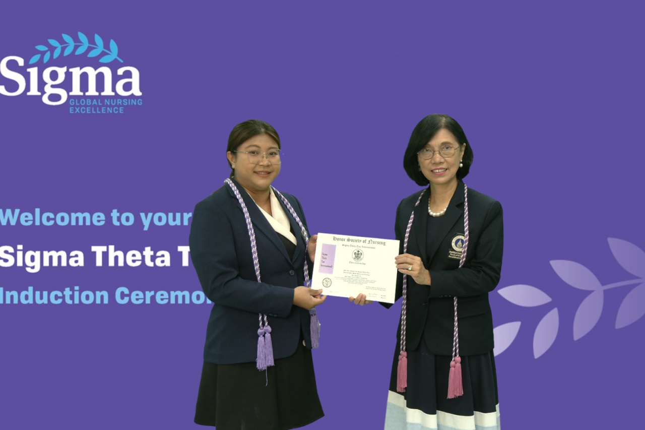 โรงเรียนพยาบาลรามาธิบดี คณะแพทยศาสตร์โรงพยาบาลรามาธิบดี มหาวิทยาลัยมหิดล ขอแสดงความยินดี แด่ สมาชิกใหม่ของสมาคมพยาบาลเกียรติคุณไทย และ “Sigma Theta Tau International Honor Society of Nursing, Phi Omega-at-Large Chapter” ประจำปี 2568