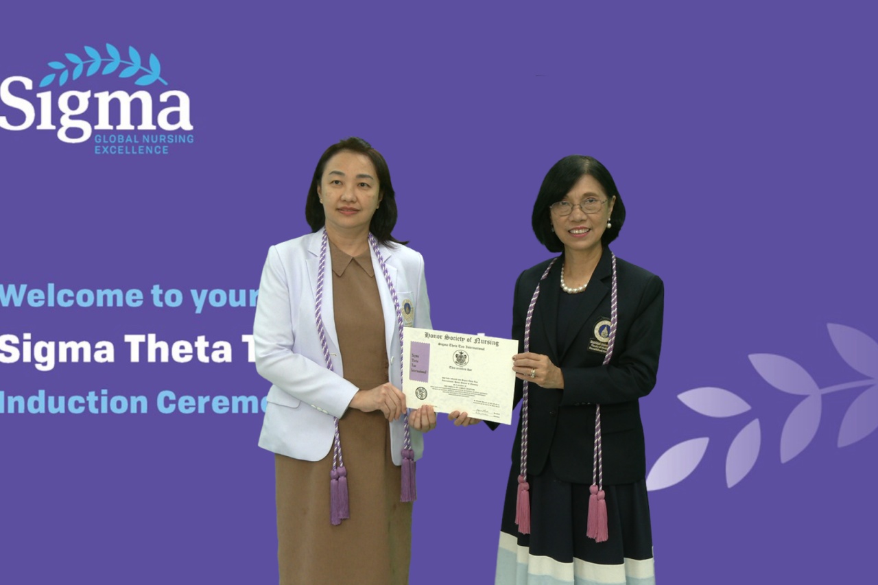 โรงเรียนพยาบาลรามาธิบดี คณะแพทยศาสตร์โรงพยาบาลรามาธิบดี มหาวิทยาลัยมหิดล ขอแสดงความยินดี แด่ สมาชิกใหม่ของสมาคมพยาบาลเกียรติคุณไทย และ “Sigma Theta Tau International Honor Society of Nursing, Phi Omega-at-Large Chapter” ประจำปี 2568