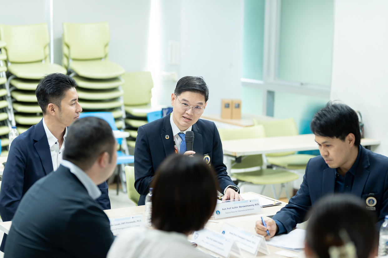 การต้อนรับและหารือความร่วมมือกับ Nippon Sport Sciences University, Japan การต้อนรับและหารือความร่วมมือกับ Nippon Sport Sciences University, Japan