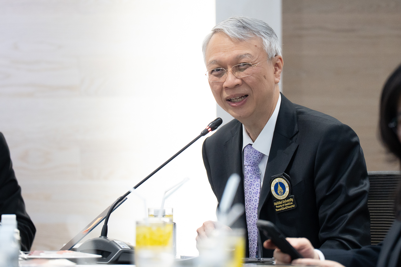 รามาธิบดีให้การต้อนรับนายกสภามหาวิทยาลัยมหิดล และคณะกรรมการสภาฯ ในการประชุม University Council Visit: 4 ครั้งที่ 7/2568 รามาธิบดีให้การต้อนรับนายกสภามหาวิทยาลัยมหิดล และคณะกรรมการสภาฯ ในการประชุม University Council Visit: 4 ครั้งที่ 7/2568
