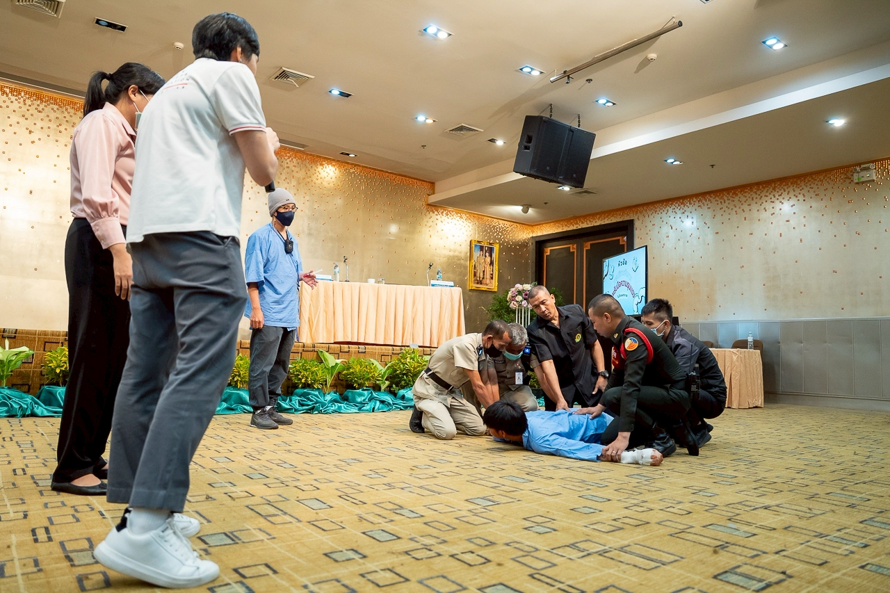 การอบรม “การสร้างทักษะในการรับมือเหตุความรุนแรงในสถานพยาบาล”