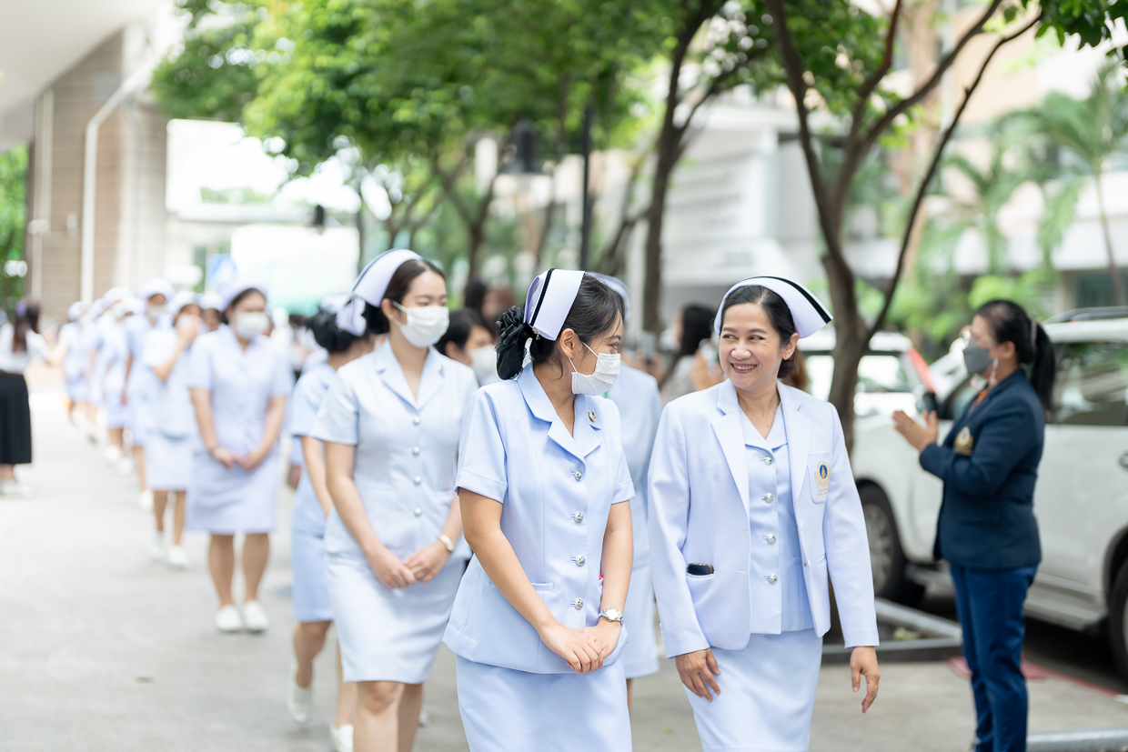 งาน “ส่งมอบพยาบาลใหม่” และ “พิธีบายศรีสู่ขวัญสู่รั้วรามาธิบดี” ประจำปี 2568 งาน “ส่งมอบพยาบาลใหม่” และ “พิธีบายศรีสู่ขวัญสู่รั้วรามาธิบดี” ประจำปี 2568