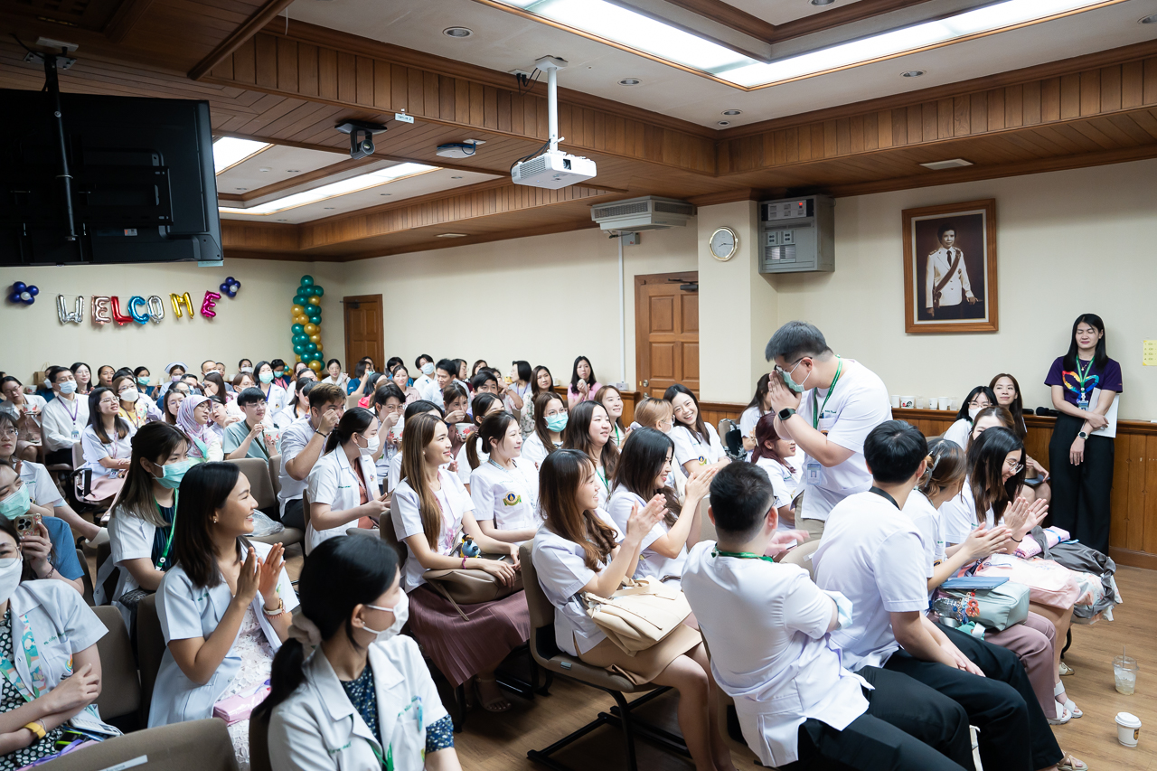 งานปฐมนิเทศสำหรับแพทย์ประจำบ้านและแพทย์ประจำบ้านต่อยอด ประจำปี 2568 ภาควิชากุมารเวชศาสตร์ คณะแพทยศาสตร์โรงพยาบาลรามาธิบดี มหาวิทยาลัยมหิดล