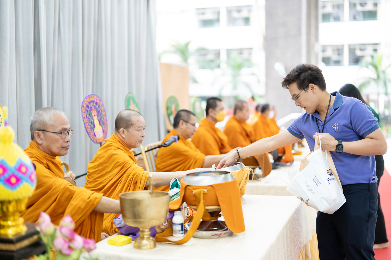 งานทำบุญเดือนเกิดบุคลากร ประจำเดือนกรกฎาคม 2568