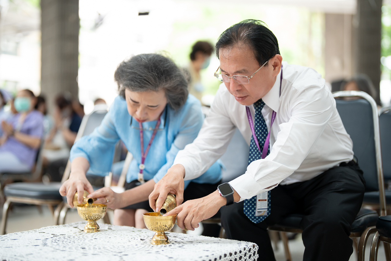 งานทำบุญเดือนเกิดบุคลากร ประจำเดือนกรกฎาคม 2568