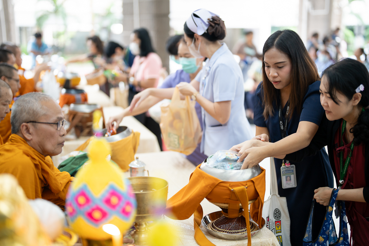 งานทำบุญเดือนเกิดบุคลากร ประจำเดือนกรกฎาคม 2568