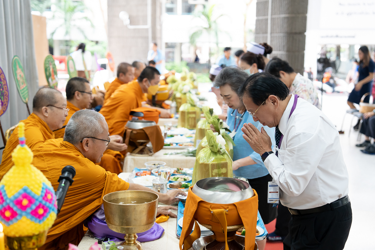 งานทำบุญเดือนเกิดบุคลากร ประจำเดือนกรกฎาคม 2568