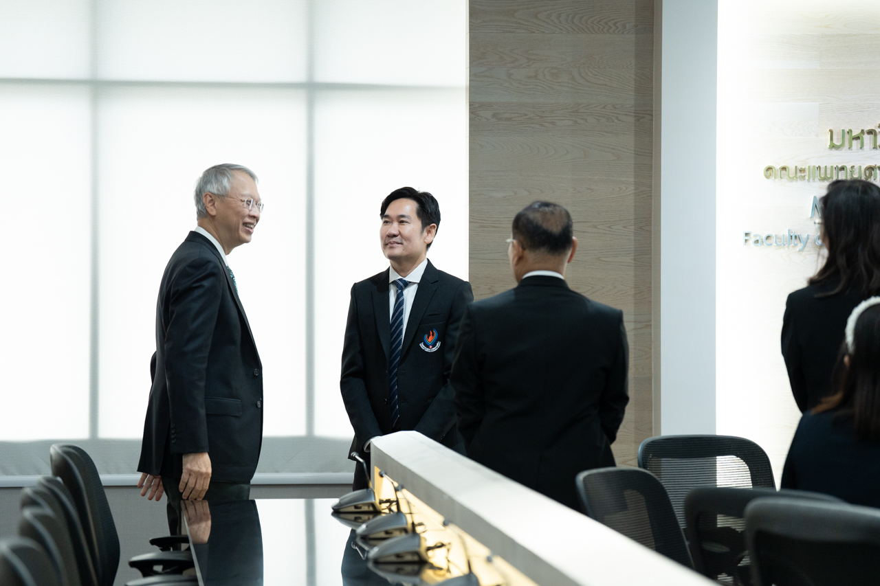 พิธีลงนามบันทึกข้อตกลงความร่วมมือด้านกุมารเวชพันธุศาสตร์ ระหว่าง คณะแพทยศาสตร์โรงพยาบาลรามาธิบดี มหาวิทยาลัยมหิดล และโรงพยาบาลมหาราชนครศรีธรรมราช