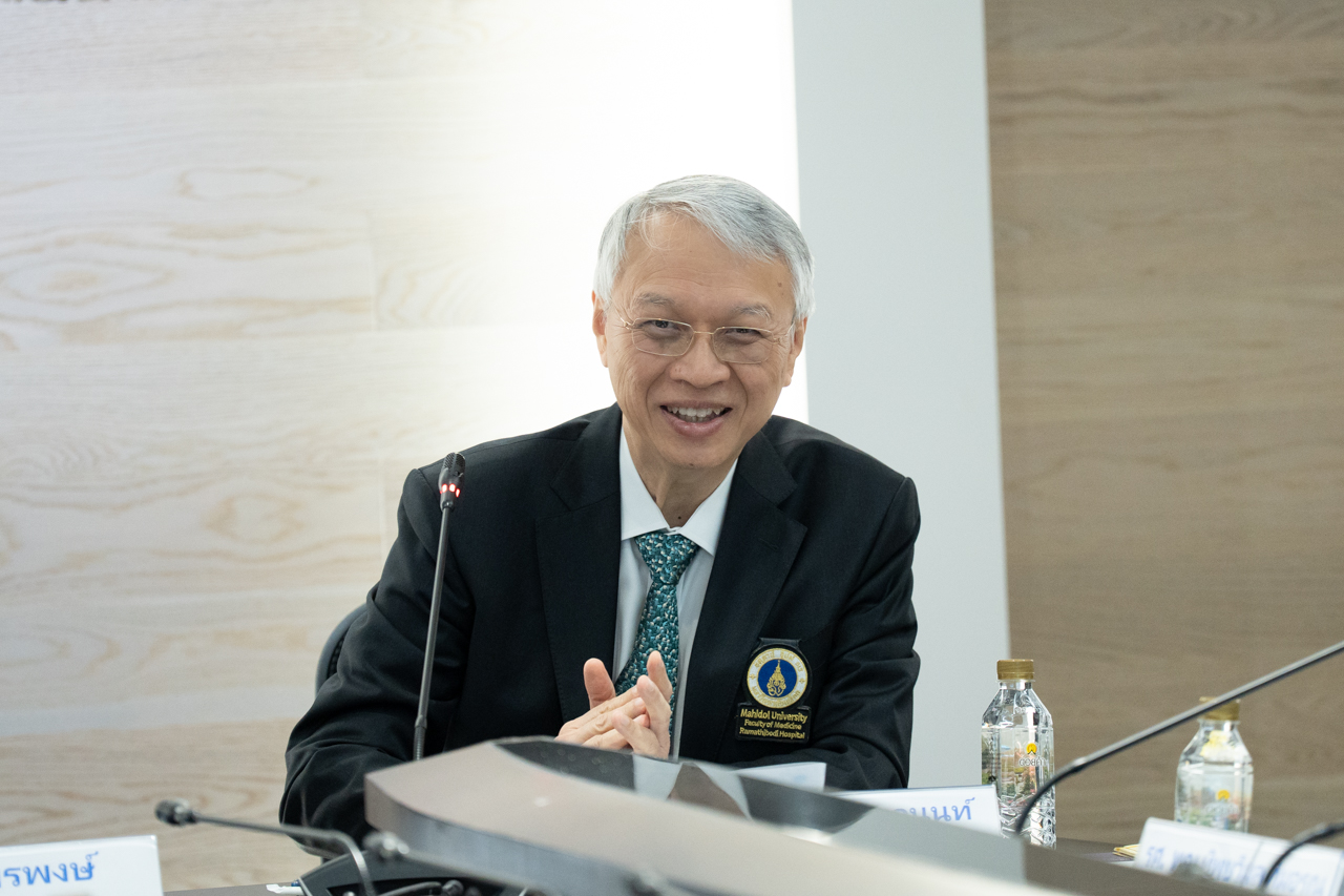 พิธีลงนามบันทึกข้อตกลงความร่วมมือด้านกุมารเวชพันธุศาสตร์ ระหว่าง คณะแพทยศาสตร์โรงพยาบาลรามาธิบดี มหาวิทยาลัยมหิดล และโรงพยาบาลมหาราชนครศรีธรรมราช