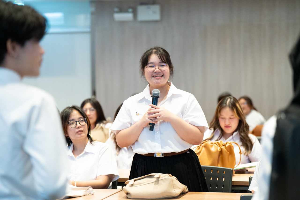 งานปฐมนิเทศนักศึกษาใหม่หลักสูตรวิทยาศาสตรบัณฑิต สาขาวิชาความผิดปกติของการสื่อความหมาย ประจำปีการศึกษา 2568