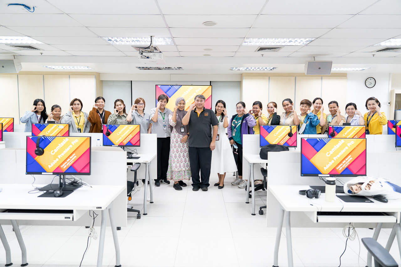 โครงการอบรม “การผลิตสื่อการเรียนรู้ด้วยโปรแกรม Adobe Premiere Pro & Camtasia” สำหรับบุคลากร โครงการอบรม “การผลิตสื่อการเรียนรู้ด้วยโปรแกรม Adobe Premiere Pro & Camtasia” สำหรับบุคลากร