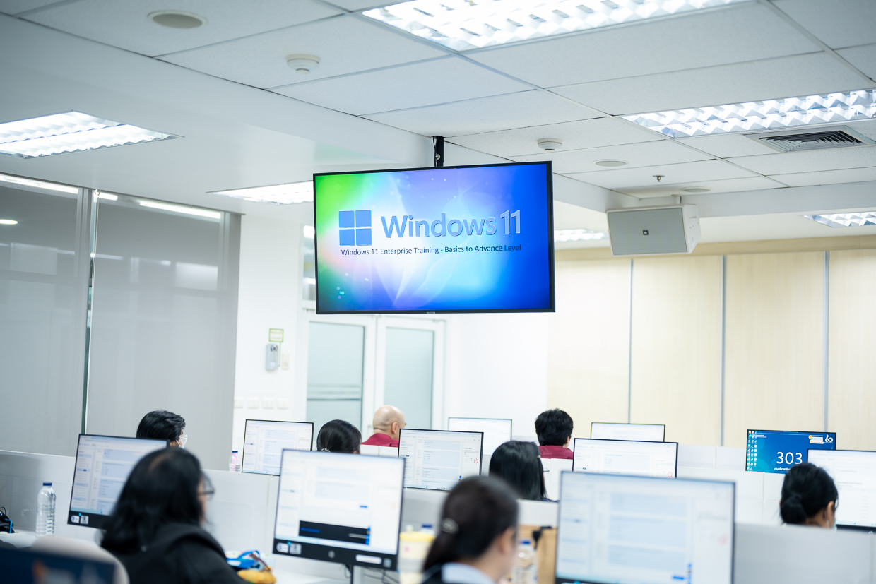 โครงการอบรม Windows 11 Enterprise Training - Basics to Advanced Level โครงการอบรม Windows 11 Enterprise Training - Basics to Advanced Level