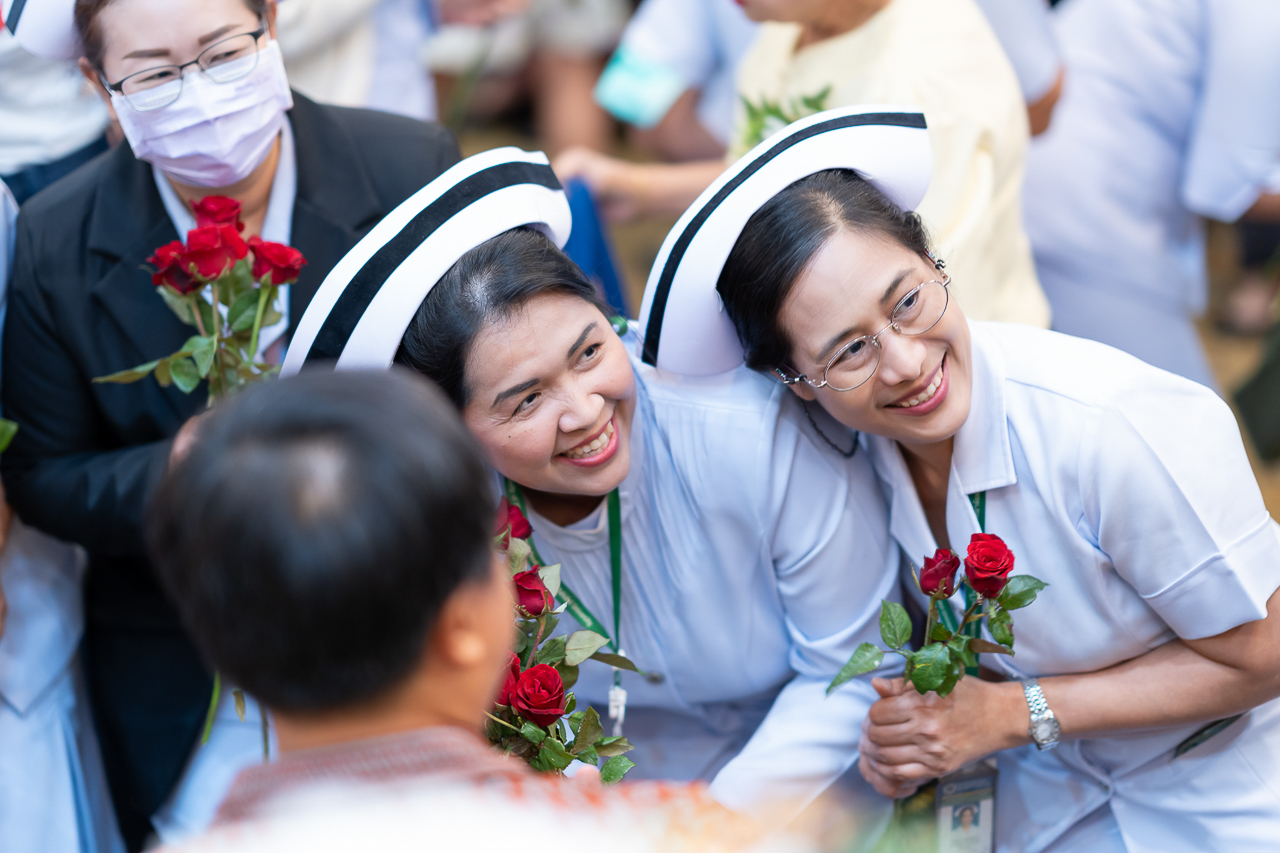 งานมุทิตาจิตผู้เกษียณอายุราชการ ฝ่ายการพยาบาล โรงพยาบาลรามาธิบดี ประจำปี 2568