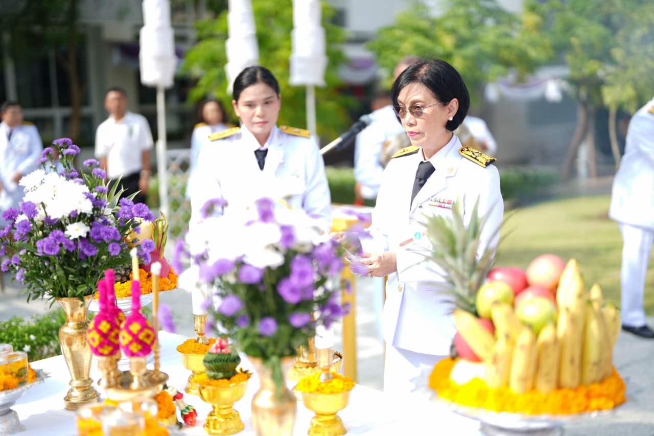 โรงเรียนพยาบาลรามาธิบดี จัดพิธีบวงสรวงบูชาฤกษ์ ก่อนการเสด็จพระราชดำเนินของสมเด็จพระกนิษฐาธิราชเจ้า กรมสมเด็จพระเทพรัตนราชสุดา ฯ สยามบรมราชกุมารี โรงเรียนพยาบาลรามาธิบดี จัดพิธีบวงสรวงบูชาฤกษ์ ก่อนการเสด็จพระราชดำเนินของสมเด็จพระกนิษฐาธิราชเจ้า กรมสมเด็จพระเทพรัตนราชสุดา ฯ สยามบรมราชกุมารี