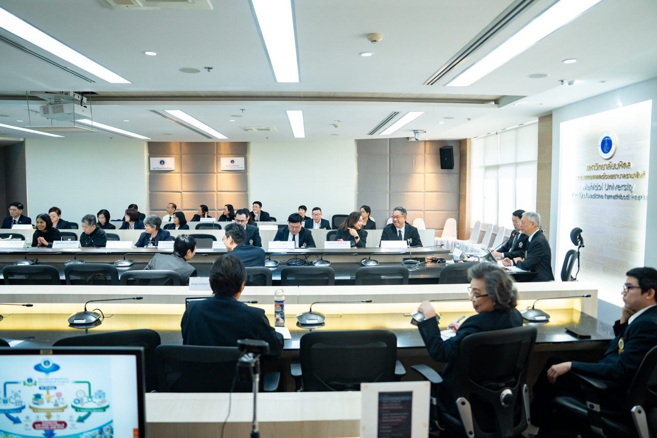 คณะผู้บริหาร มหาวิทยาลัยมหิดล เยี่ยมชมและติดตามผลการดำเนินงานตามข้อตกลงการปฏิบัติงานของส่วนงาน (PA-Visit) ประจำปีงบประมาณ 2569