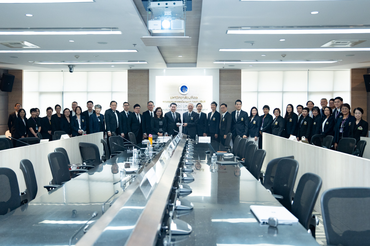 คณะผู้บริหาร มหาวิทยาลัยมหิดล เยี่ยมชมและติดตามผลการดำเนินงานตามข้อตกลงการปฏิบัติงานของส่วนงาน (PA-Visit) ประจำปีงบประมาณ 2569