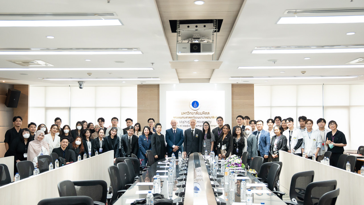 รามาธิบดีต้อนรับผู้แทนจาก UNRCPD และคณะเยาวชนอาเซียน เยี่ยมชมศูนย์ Ramathibodi – IAEA Rays of Hope Anchor Centre และศึกษาดูงานด้านเวชศาสตร์นิวเคลียร์