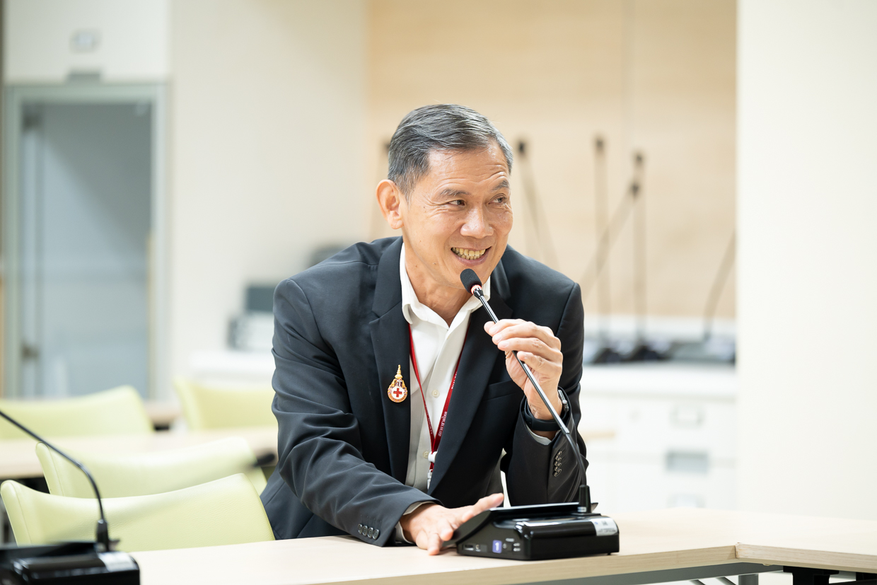 ต้อนรับคณะผู้ศึกษาดูงาน จากโรงพยาบาลสมเด็จพระบรมราชเทวี ณ ศรีราชา สภากาชาดไทย