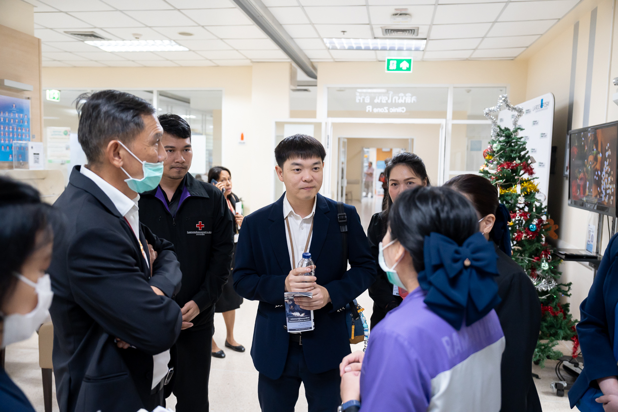 ต้อนรับคณะผู้ศึกษาดูงาน จากโรงพยาบาลสมเด็จพระบรมราชเทวี ณ ศรีราชา สภากาชาดไทย