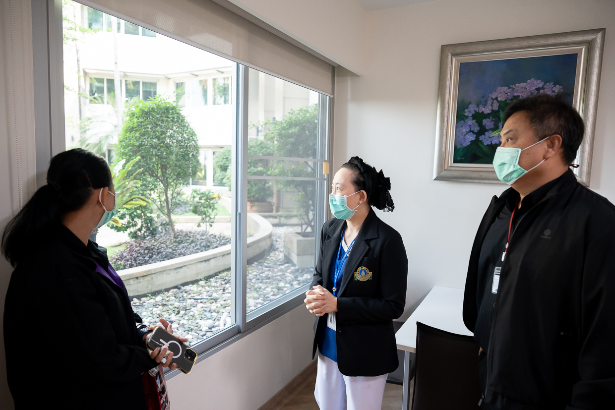 ต้อนรับคณะผู้ศึกษาดูงาน จากโรงพยาบาลสมเด็จพระบรมราชเทวี ณ ศรีราชา สภากาชาดไทย