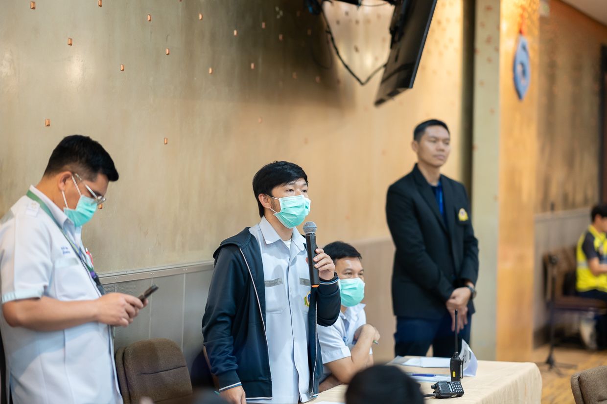 ซ้อมแผนรับภาวะฉุกเฉินหมู่ รูปแบบ Tabletop ปี 2568