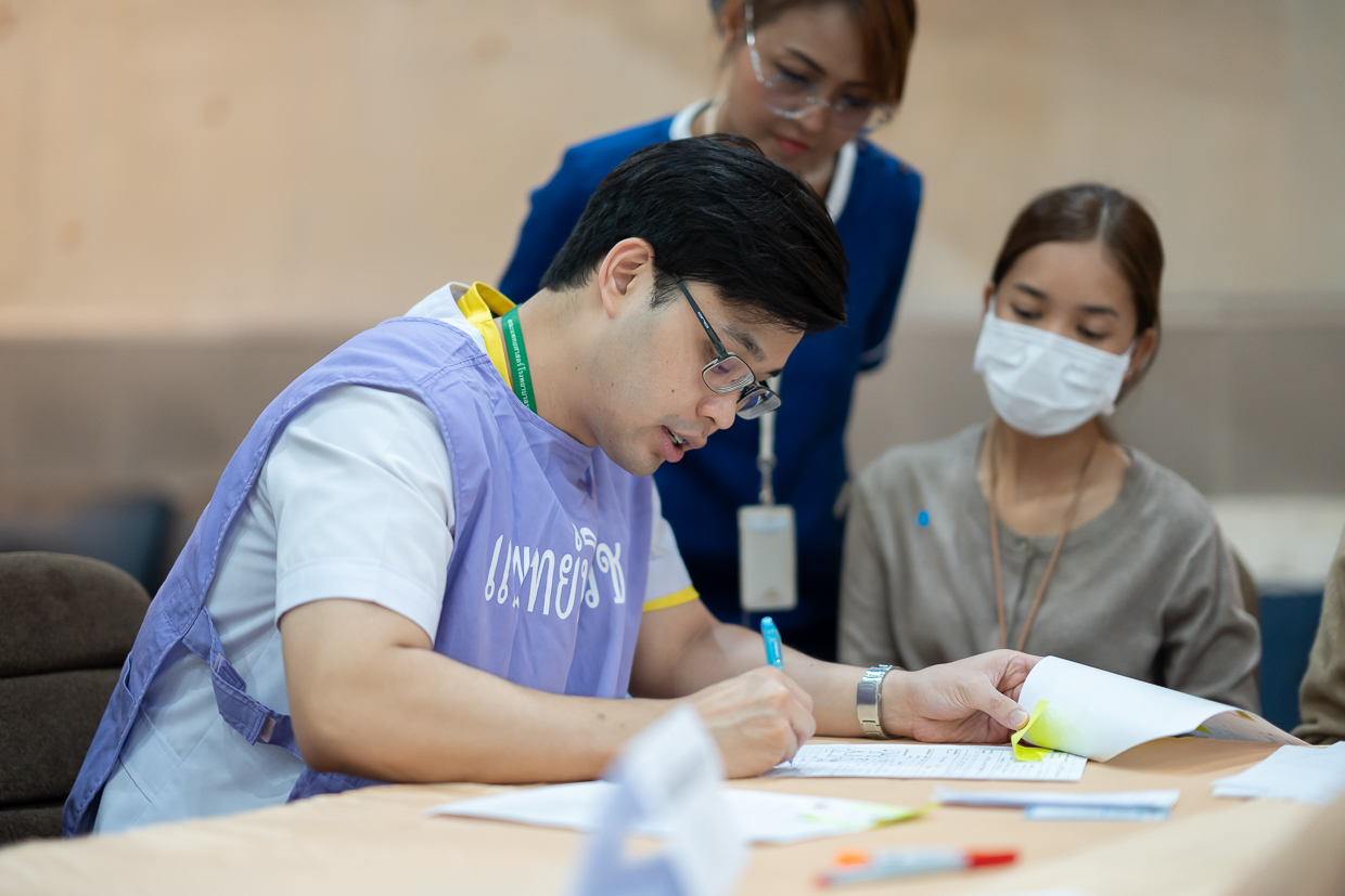 ซ้อมแผนรับภาวะฉุกเฉินหมู่ รูปแบบ Tabletop ปี 2568