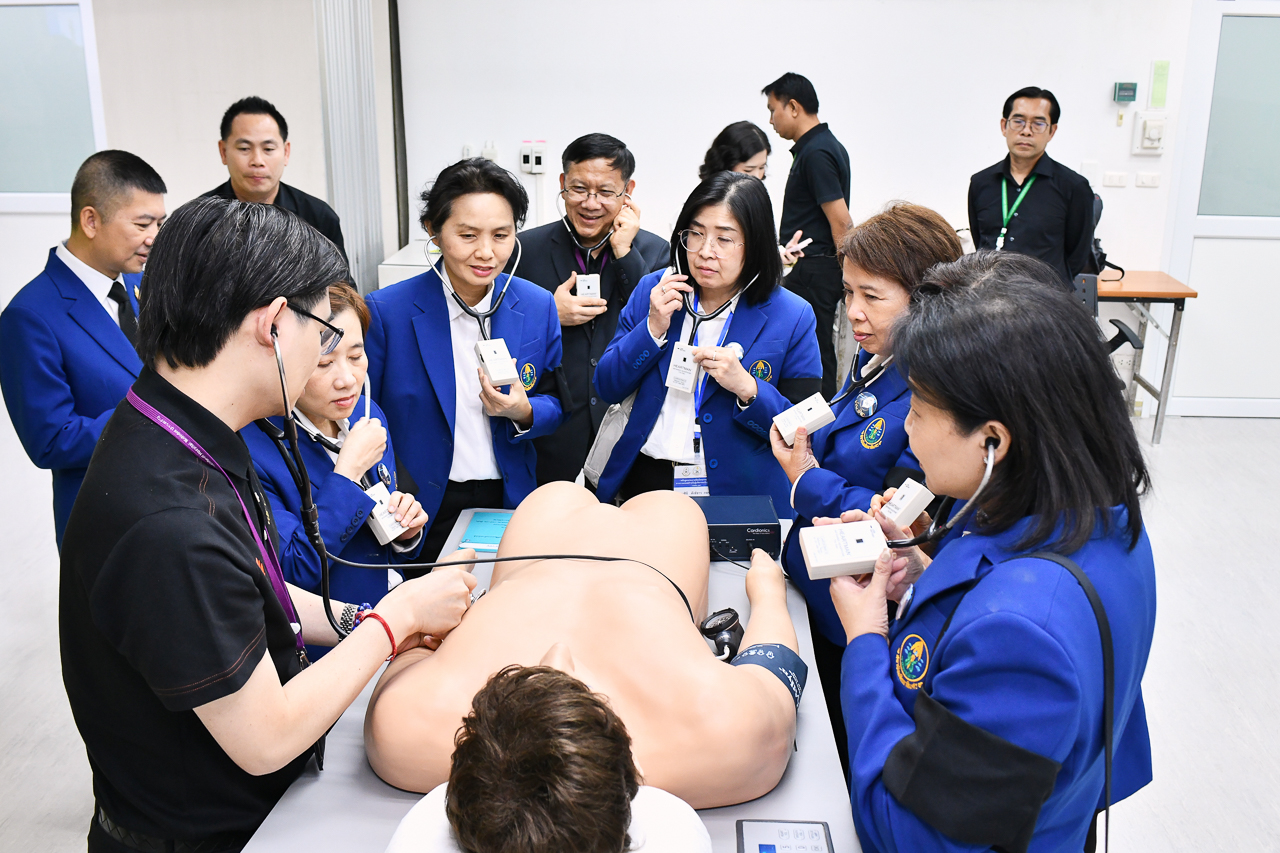 ต้อนรับคณะผู้ศึกษาดูงานจากหลักสูตรประกาศนียบัตรธรรมาภิบาลทางการแพทย์สำหรับผู้บริหารระดับสูง (ปธพ.) รุ่นที่ 12