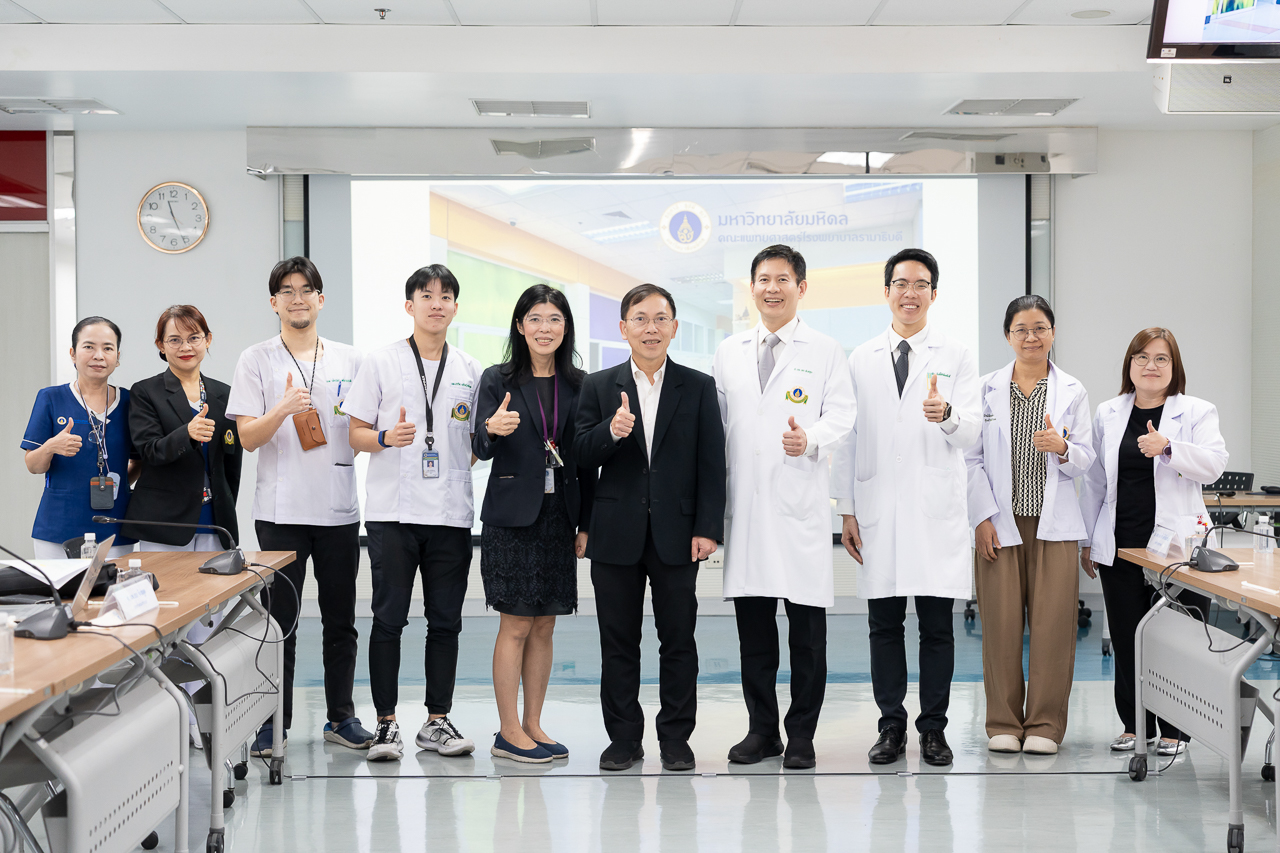 ต้อนรับคณะผู้เยี่ยมสำรวจจากสถาบันรับรองคุณภาพสถานพยาบาล (องค์การมหาชน) (สรพ.) ในโอกาสเข้าเยี่ยมสำรวจการรับรองเฉพาะโรค Program and Disease Specific Certification: PDSC การดูแลรักษาผู้ป่วยโรคเนื้องอกต่อมใต้สมอง