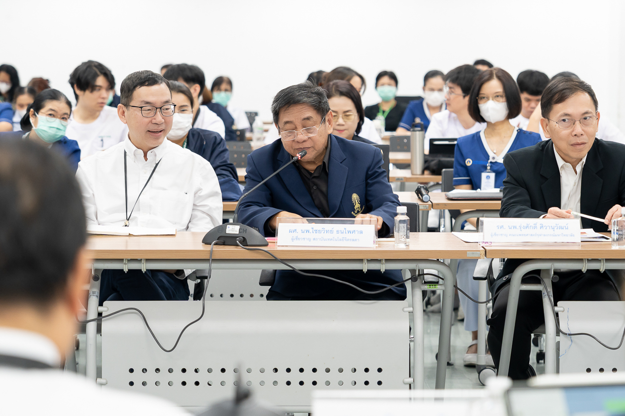 ต้อนรับคณะผู้เยี่ยมสำรวจจากสถาบันรับรองคุณภาพสถานพยาบาล (องค์การมหาชน) (สรพ.) ในโอกาสเข้าเยี่ยมสำรวจการรับรองเฉพาะโรค Program and Disease Specific Certification: PDSC การดูแลรักษาผู้ป่วยโรคเนื้องอกต่อมใต้สมอง