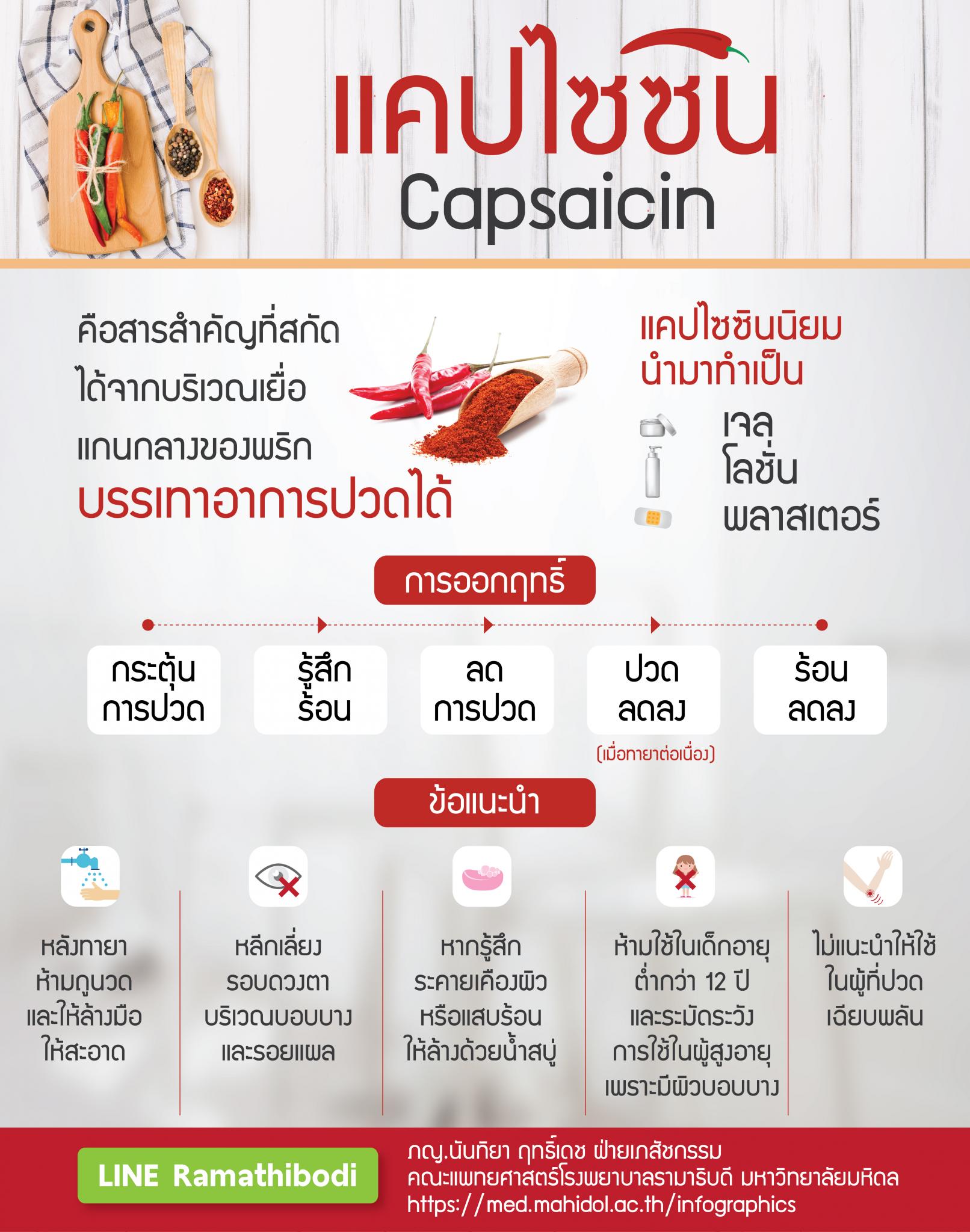 แคปไซซิน Capsaicin