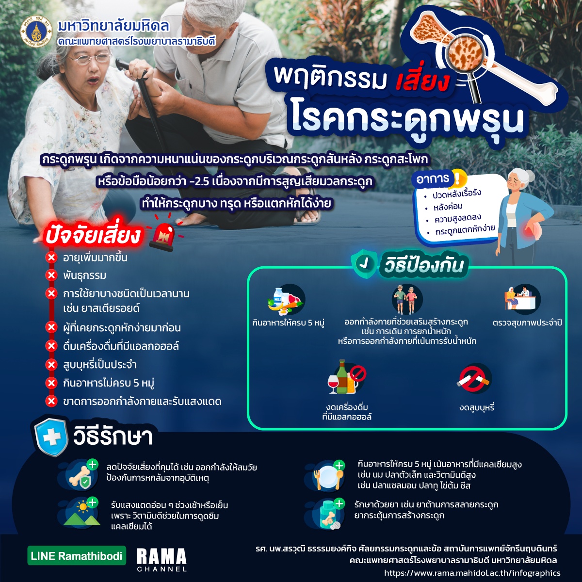 พฤติกรรม เสี่ยงโรคกระดูกพรุน