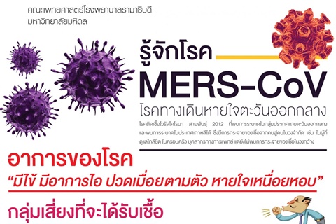 รู้จักโรค MERS CoV