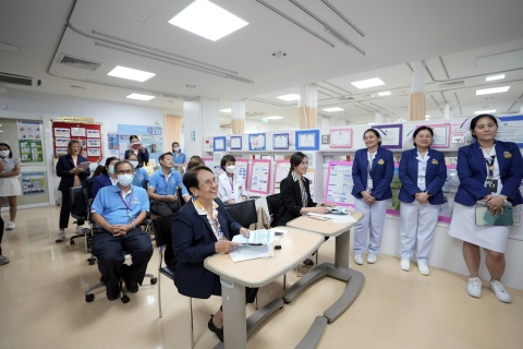 การเยี่ยมสำรวจประเมินต่ออายุการรับรองเฉพาะโรค “การดูแลผู้ป่วยมะเร็งปอด”