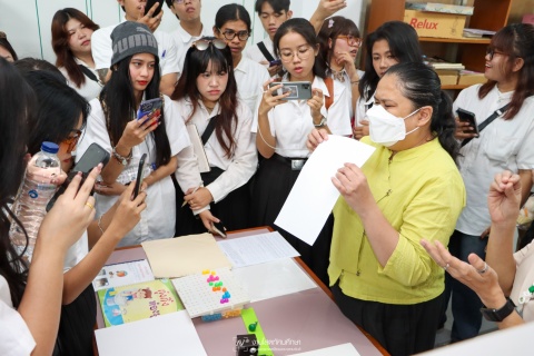วิทยาลัยเพาะช่าง มหาวิทยาลัยเทคโนโลยีราชมงคลรัตนโกสินทร์ กรุงเทพมหานคร เข้าเยี่ยมชมและศึกษาดูงาน