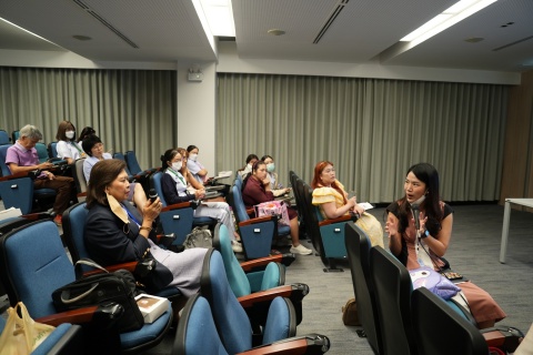 บรรยากาศงานประชุมวิชาการ Pharmacotherapy and application use in Palliative Care