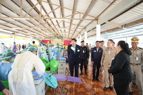 โครงการ “ราษฎรสุขใจ พลานามัยสมบูรณ์ แพทย์พระราชทาน” ณ โรงพยาบาลศรีสังวาลย์ และเรือนจำจังหวัดแม่ฮ่องสอน