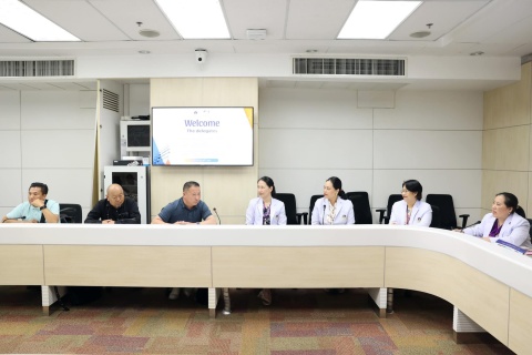 คณะผู้บริหาร โรงเรียนพยาบาลรามาธิบดี ให้การต้อนรับ คณะผู้บริหาร จาก Faculty of Nursing and Public Health, Khesar Gyalpo University of Medical Sciences of Bhutan ราชอาณาจักรภูฏาน