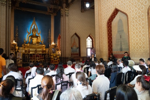 กิจกรรมการศึกษาดูงาน (Field Trip) ให้แก่คณะผู้เข้าร่วมการประชุมวิชาการนานาชาติรางวัลสมเด็จเจ้าฟ้ามหิดลประจำปี 2025 ณ วัดเบญจมบพิตรดุสิตวนารามราชวรวิหาร และพิพิธภัณฑ์ตำรวจ วังปารุสกวัน