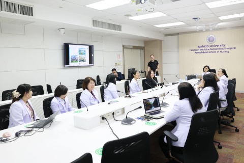 ผู้บริหาร คณาจารย์ และบุคลากรโรงเรียนพยาบาลรามาธิบดี ร่วมต้อนรับ ผู้บริหาร และนักศึกษาจาก Faculty of Health Sciences, University of Maribor, Slovenia